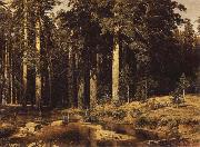 Ivan Shishkin Mast-Tree Grove painting